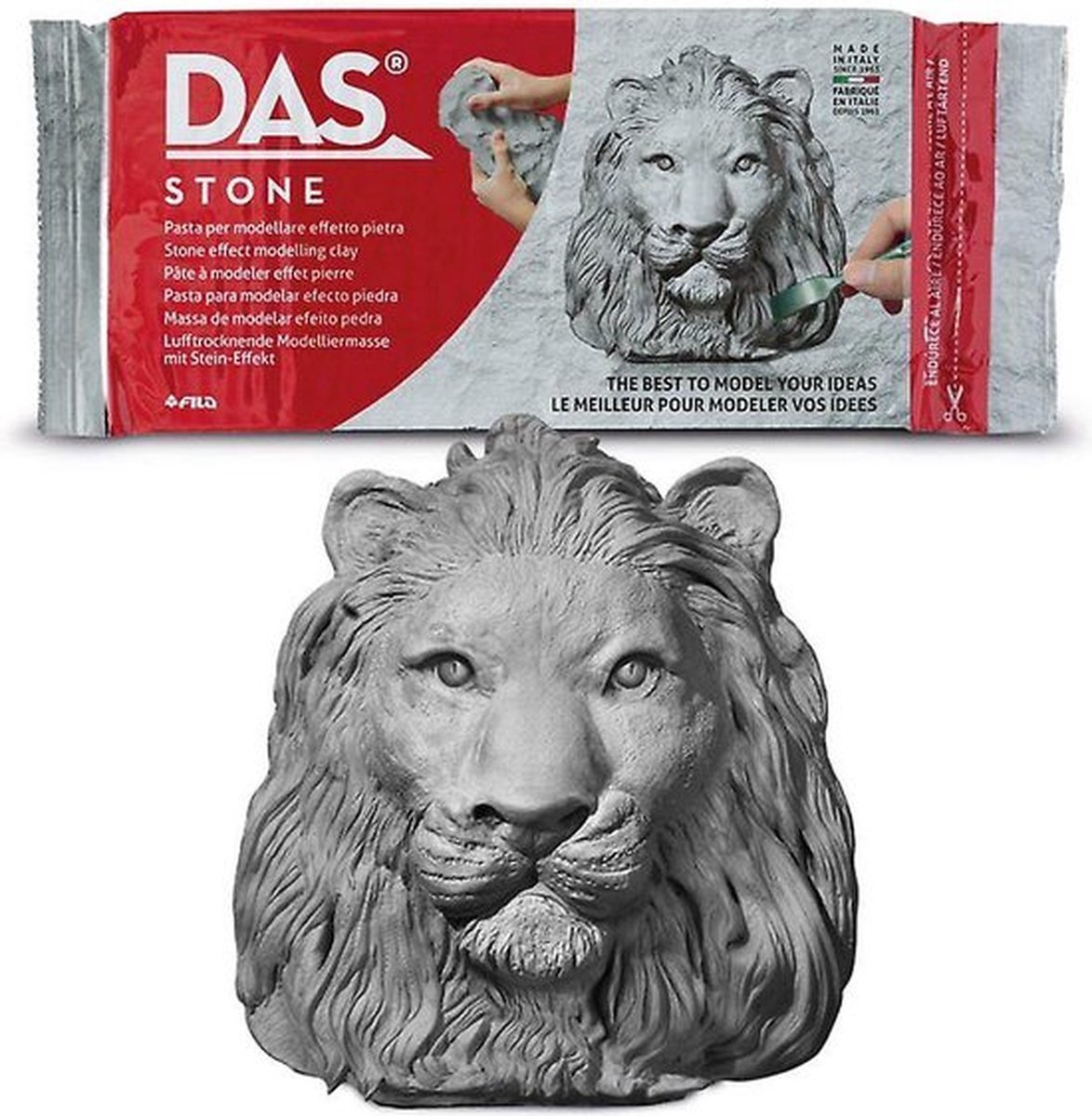 DAS | Klei - Das Klei Steenkleur 3 Kilo